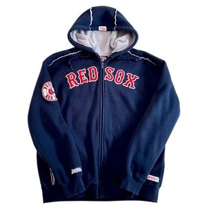 Vintage Boston Red Sox Hoodie Knit Jacket